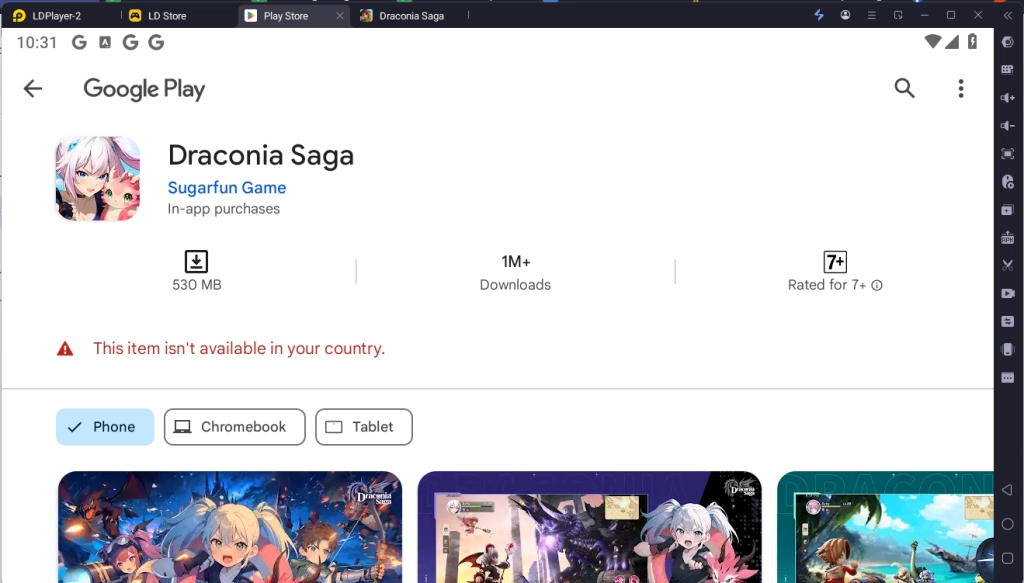 Draconia Saga GLOBAL on PC Problem