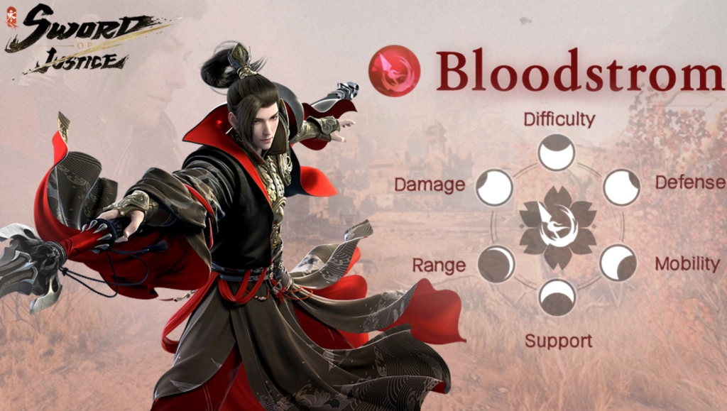 Bloodstrom Sword of Justice