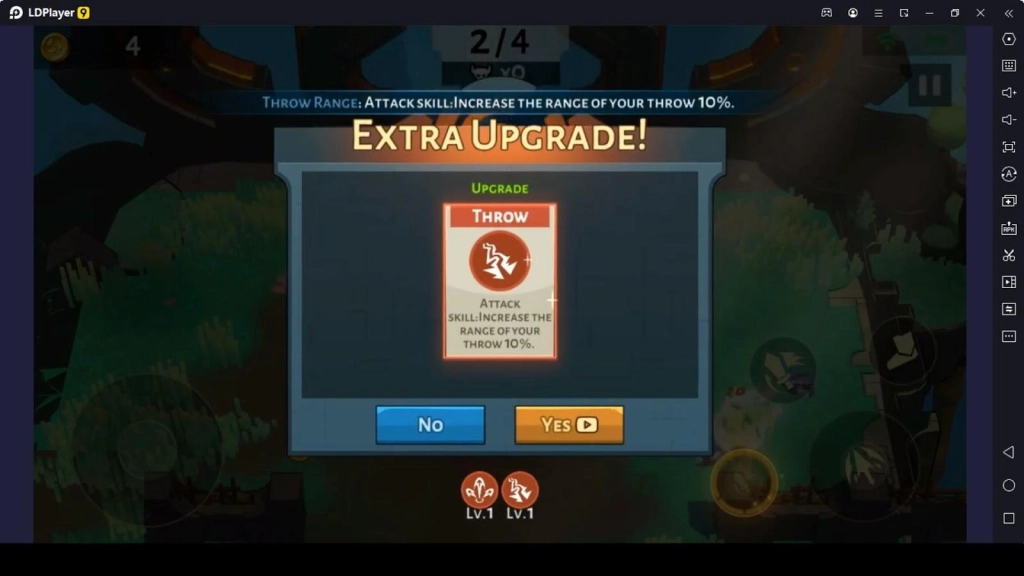 Combine Skills and Upgrade