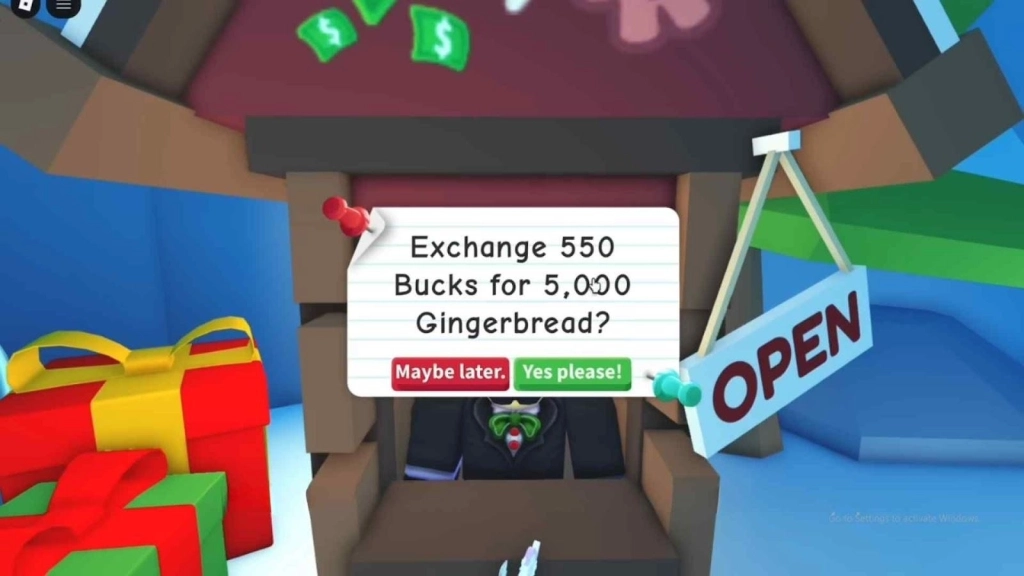 Trading Bucks to Gingerbread with Billy