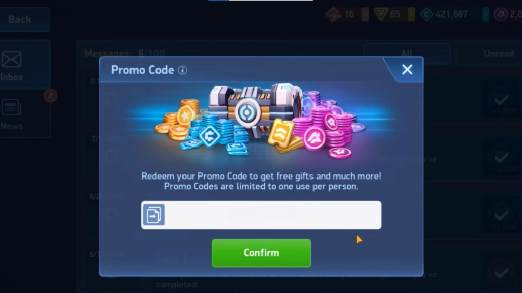 How to Redeem Codes in Mech Arena