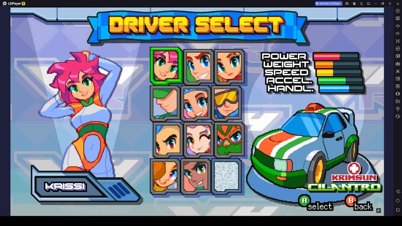 Select Your Driver 