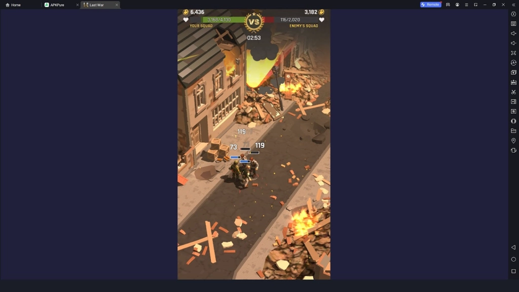 Battle with Enemies Battle with Enemies