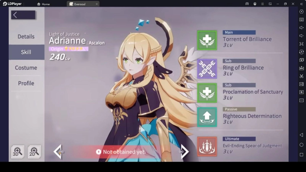 Eversoul Angel Characters: Adrianne Eversoul Angel Characters: Adrianne