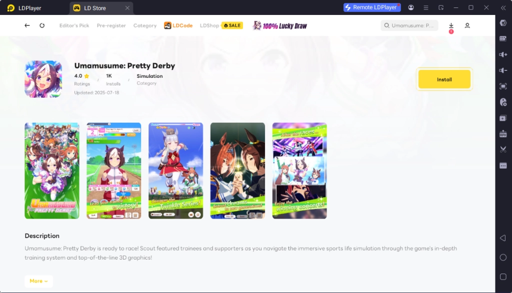 Umamusume: Pretty Derby on PC