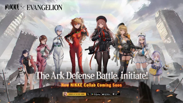 Personagens de Evangelion estão chegando ao Goddess of Victory: NIKKE!