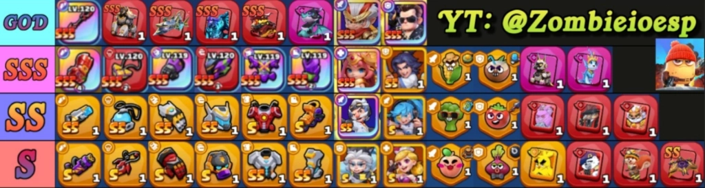 [공략] 감자슉슈슉 쿠폰 및 무기, 스킬 티어 등급표 공략