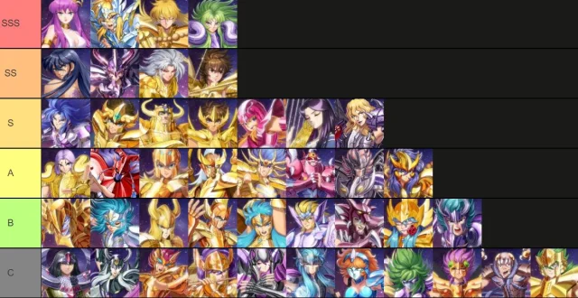 【ไกด์เกม】Saint Seiya:Meteor Shining แนะนำ Tier List ตัวละครน่าปั้น ตัวไหนเก่งแบกทีมช่วงต้นเกมท้ายเกม เก่งมากใช้ได้ยาวๆ