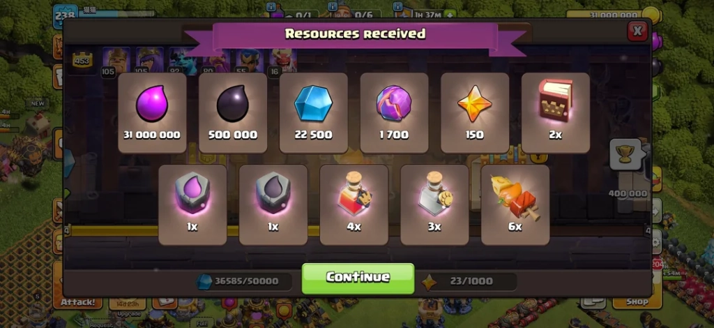 Rewards List from Clash of Clans Hero Journey Rewards List from Clash of Clans Hero Journey