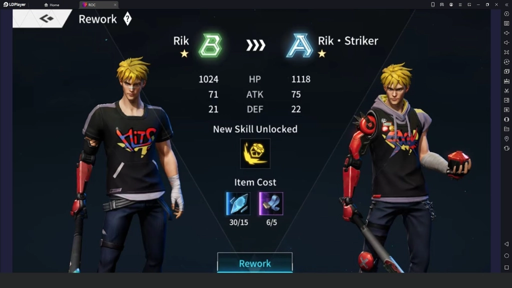 Rework for the Combatants Rework for the Combatants