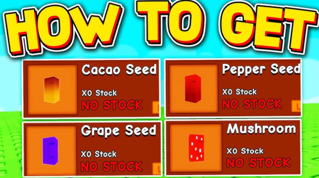 Semillas en Grow a Garden