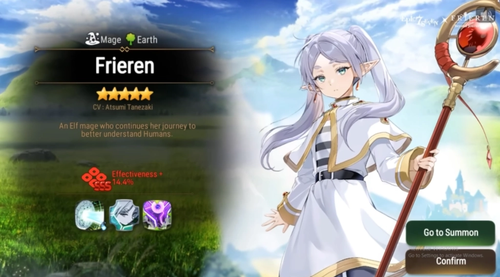Epic Seven y Frieren: Beyond Journey's End
