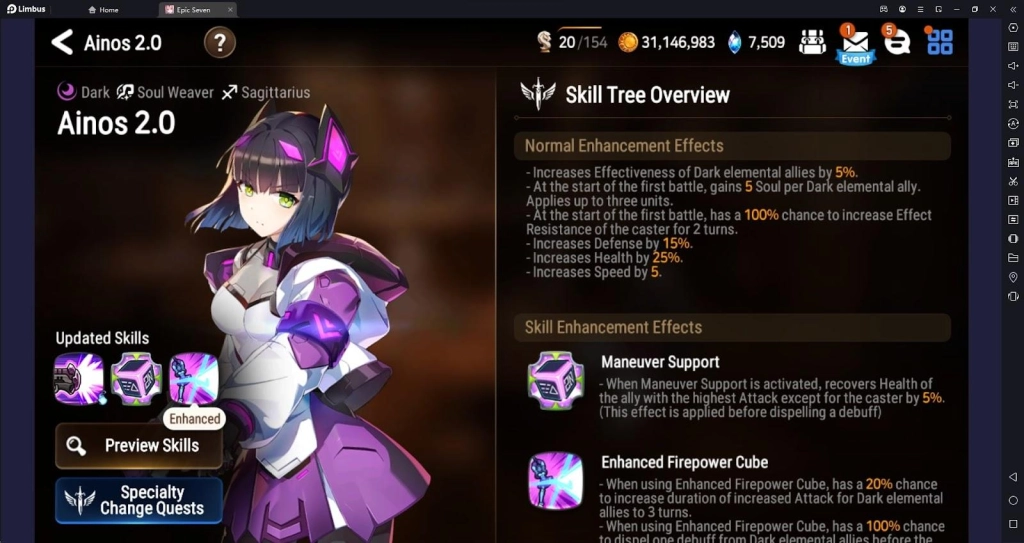 Epic Seven End of March Update Patch Guide