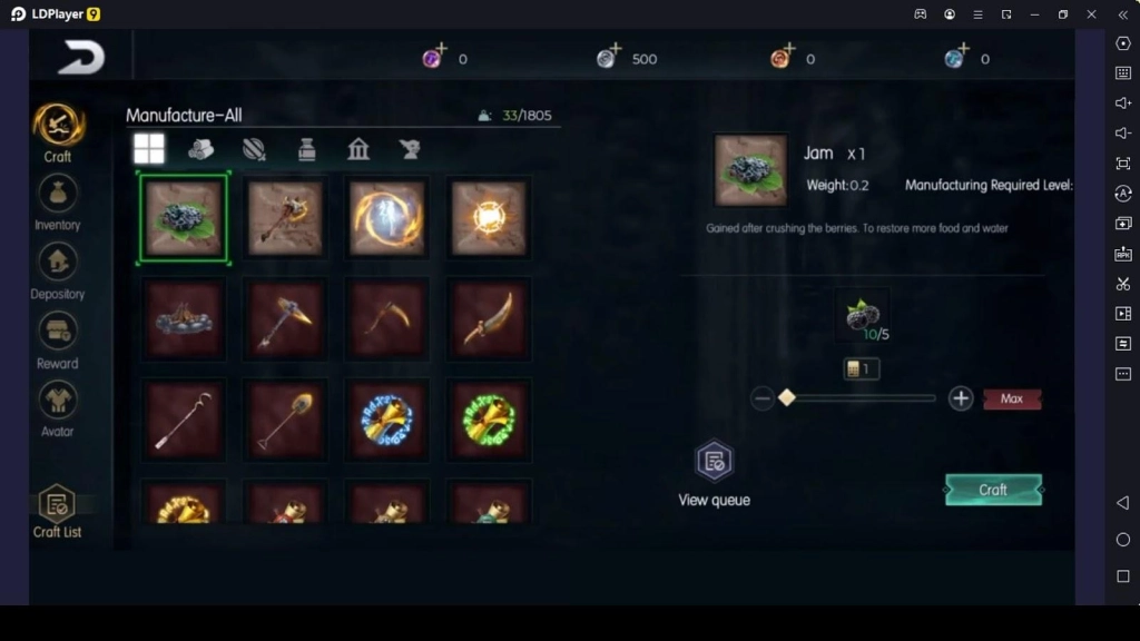 Dark & Light Mobile Craft System