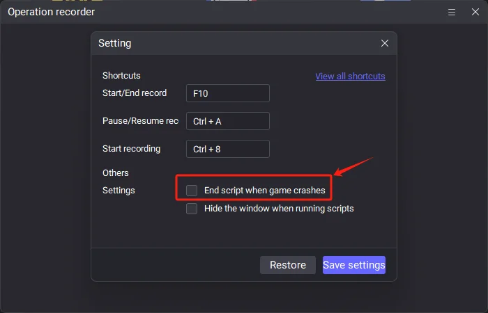 How to Fix The Issue of The Recorded Script Stopping Automatically in LDPlayer How to Fix The Issue of The Recorded Script Stopping Automatically in LDPlayer
