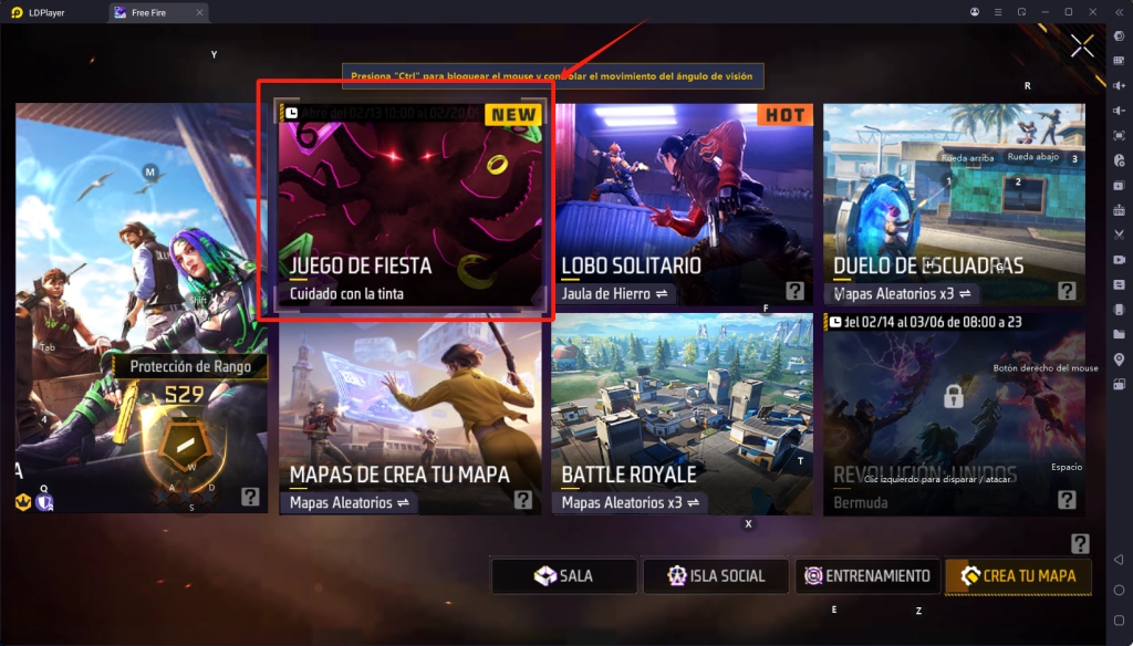 JUEGO DEL CALAMAR PERO EN FREE FIRE