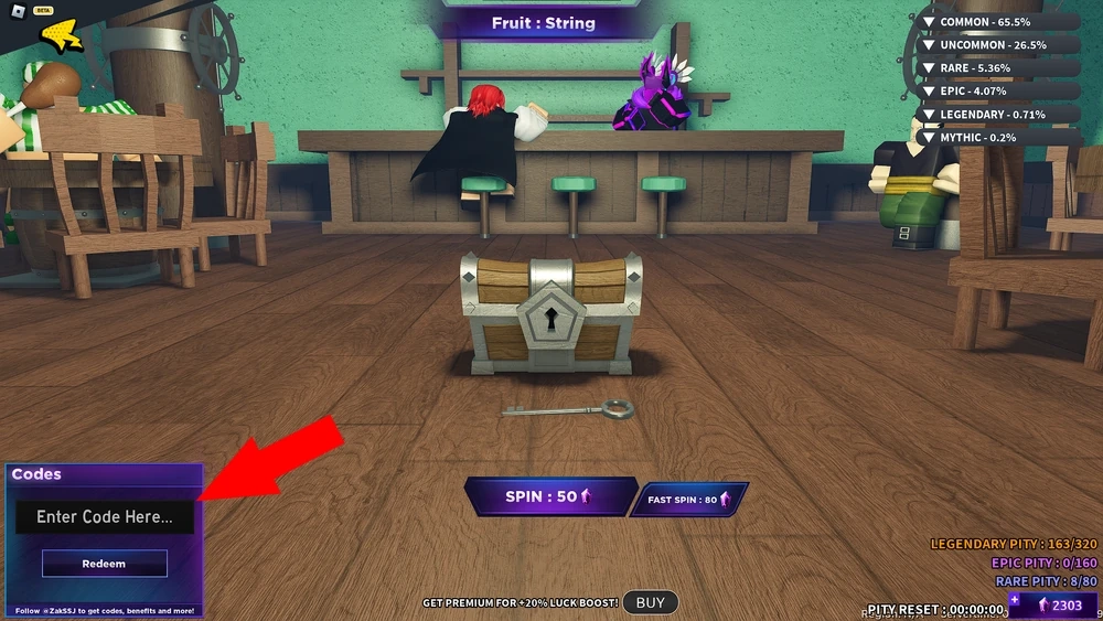 How to Redeem Fruit Battlegrounds Codes