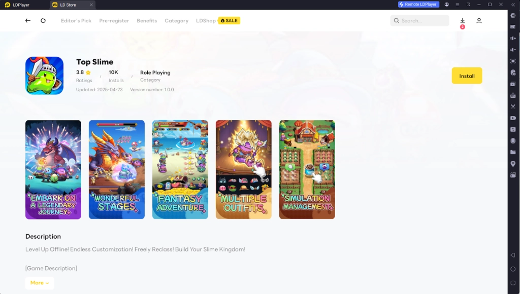 Play Top Slime on PC 3