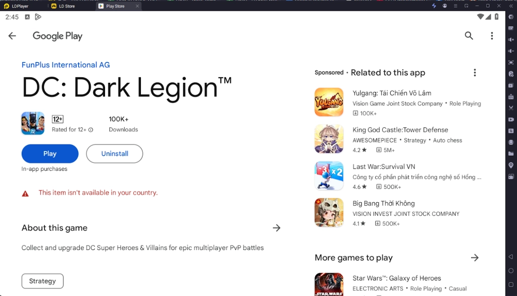 Play DC: Dark Legion on PC 5