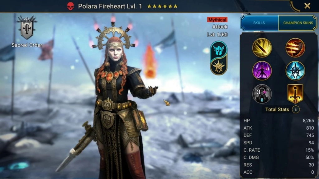 Mythical Champion: Polara Fireheart