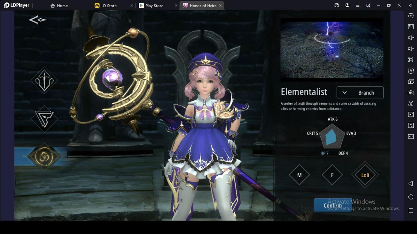 The Honor of Heirs Classes - Elementalist