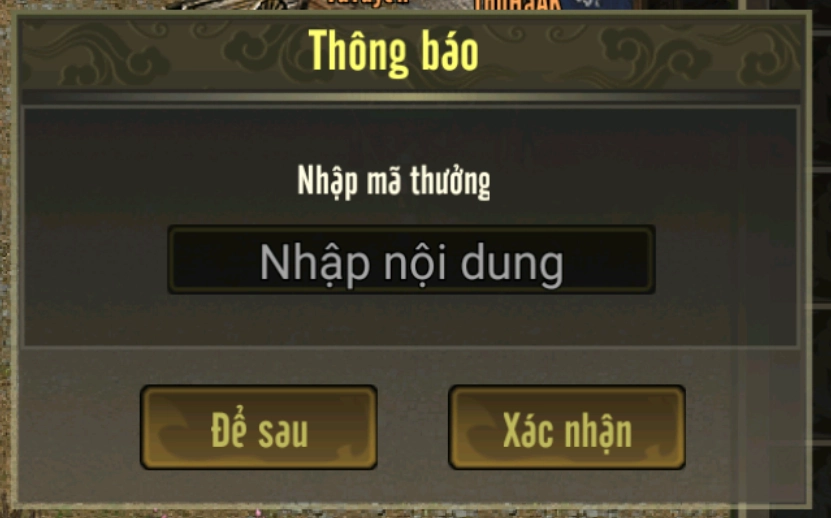 Full bộ code Kiếm Hiệp Tình Duyên - Hướng dẫn cách nhập chi tiết