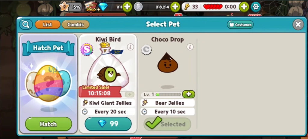 CookieRun Classic Best Pets