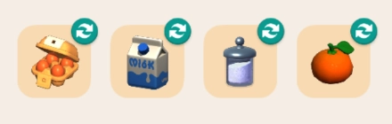 Mandarin Frosted Pancake Ingredients