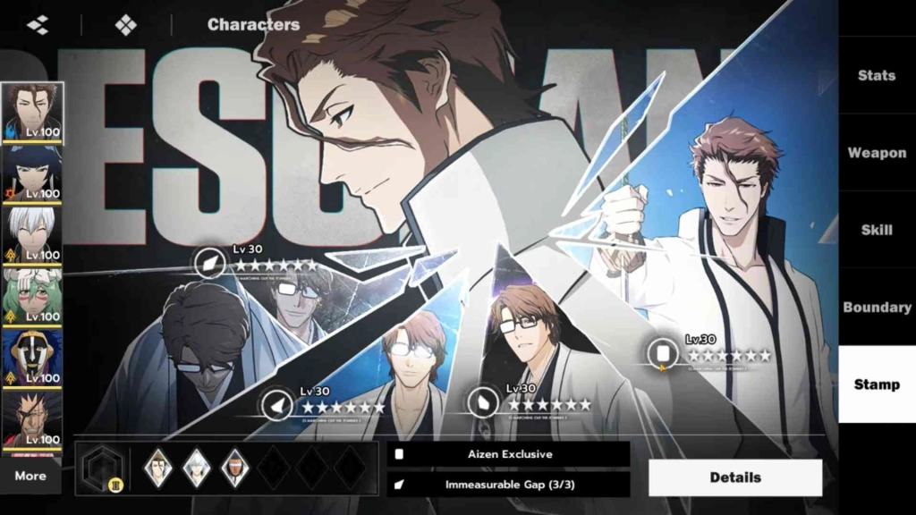 Bleach Soul Resonance Aizen Stamp Build