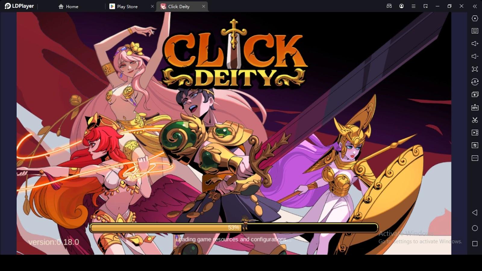 Click Deity Beginner