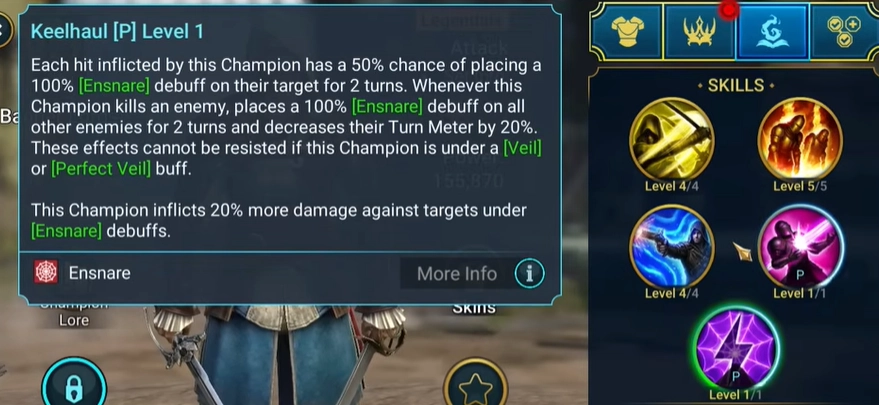 Passive – In Snare Mechanic