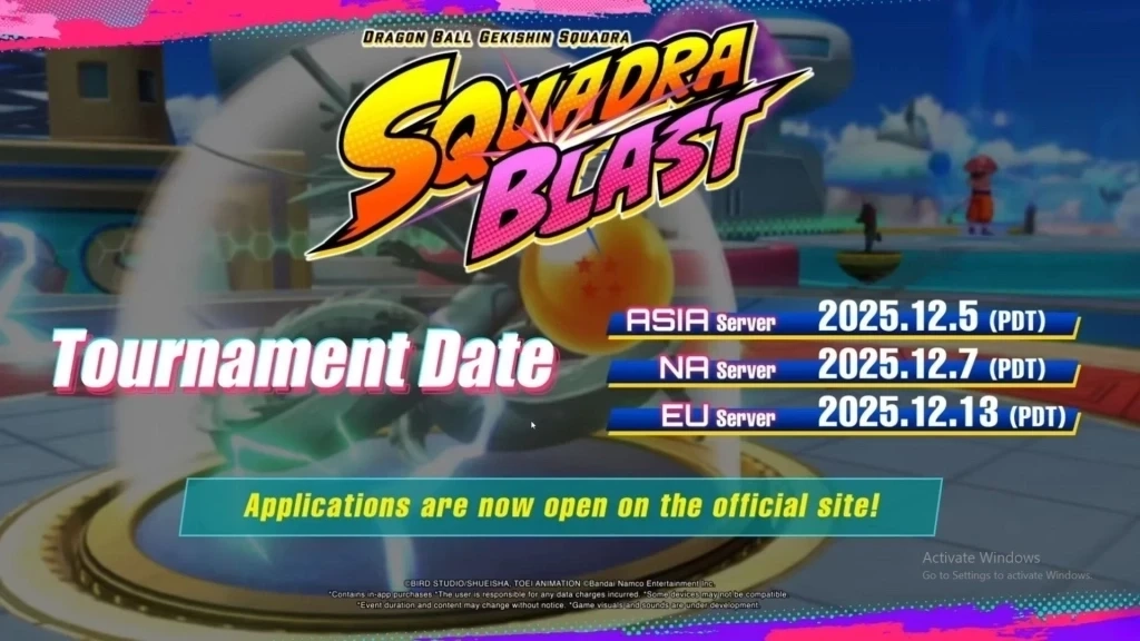 Tournament Schedule in Pacific Time