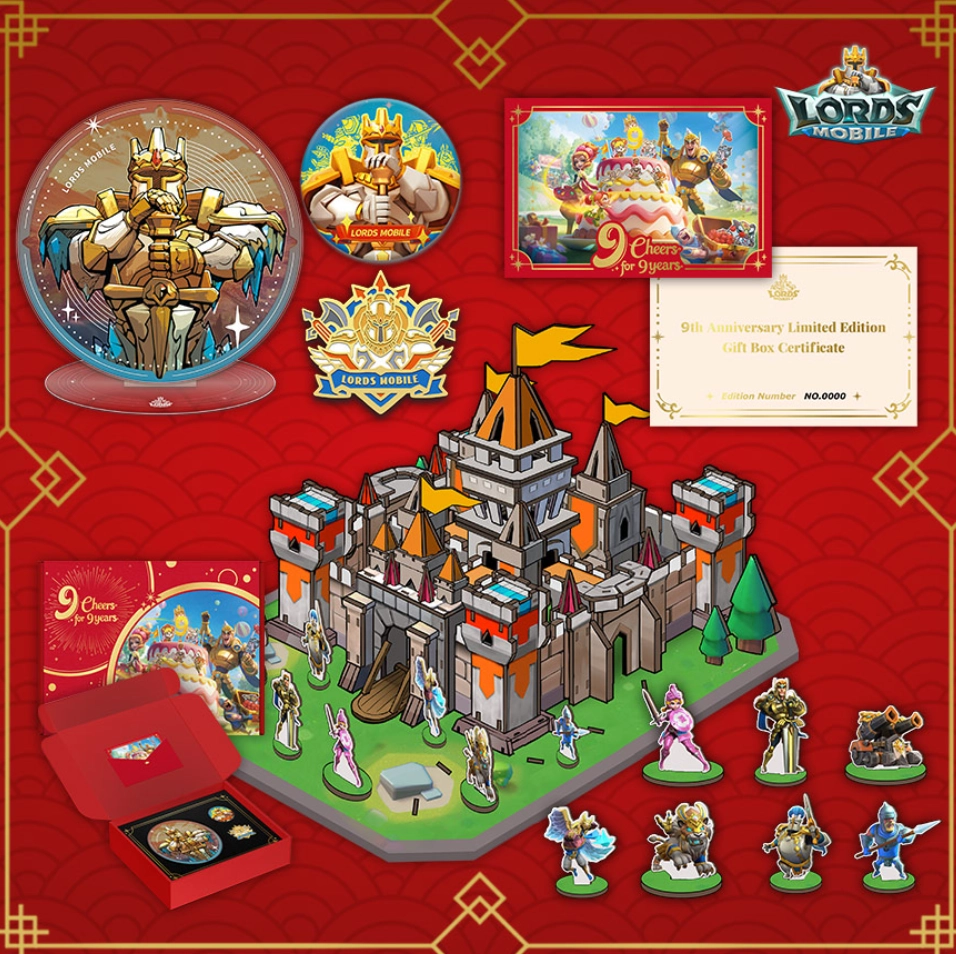 ¿Cómo jugar a Lords Mobile 2025 y ganar la caja regalo del 9.º aniversario?