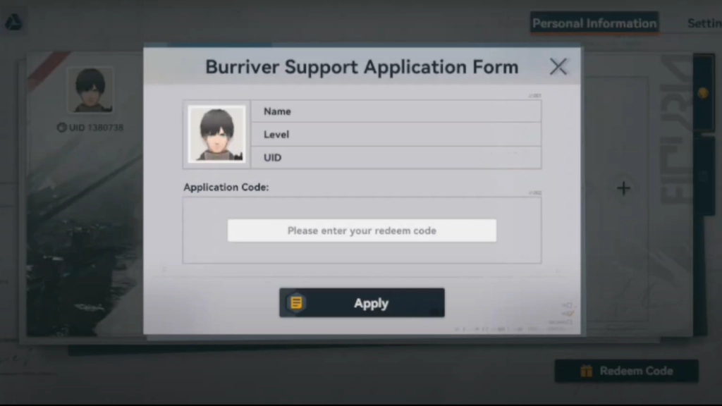 Redeeming Process for GIRLS' FRONTLINE 2: EXILIUM Codes