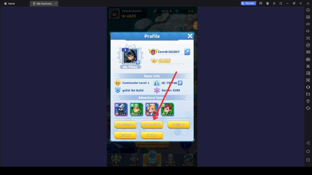 Redeeming Steps for All Codes in Idle Survivors: Last Stand Redeeming Steps for All Codes in Idle Survivors: Last Stand