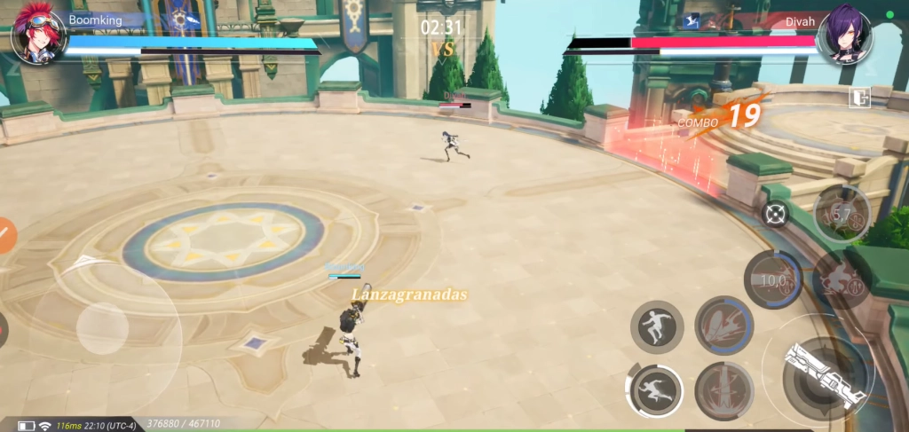 PvP de Crystal Of Atlan