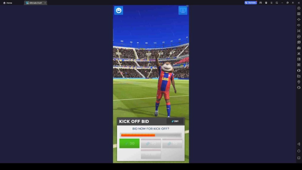 Kick-off Bid Kick-off Bid