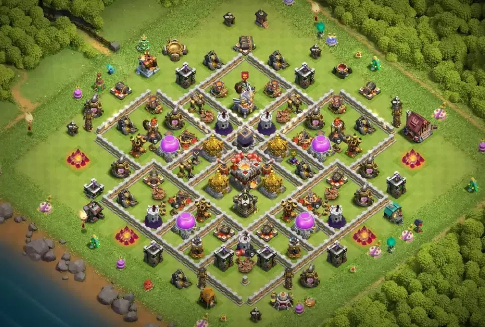 Clash of Clans Best Townhall 11 Base Layout th11 farm
