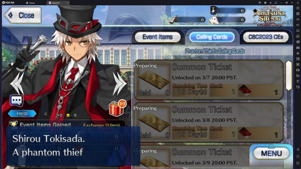 Fate/Grand Order Chaldea Boys Collection 2023 Campaign Guide