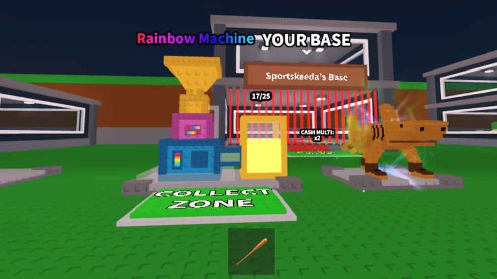 Roblox Steal a Brainrot วิธีใช้เครื่อง Rainbow Machine