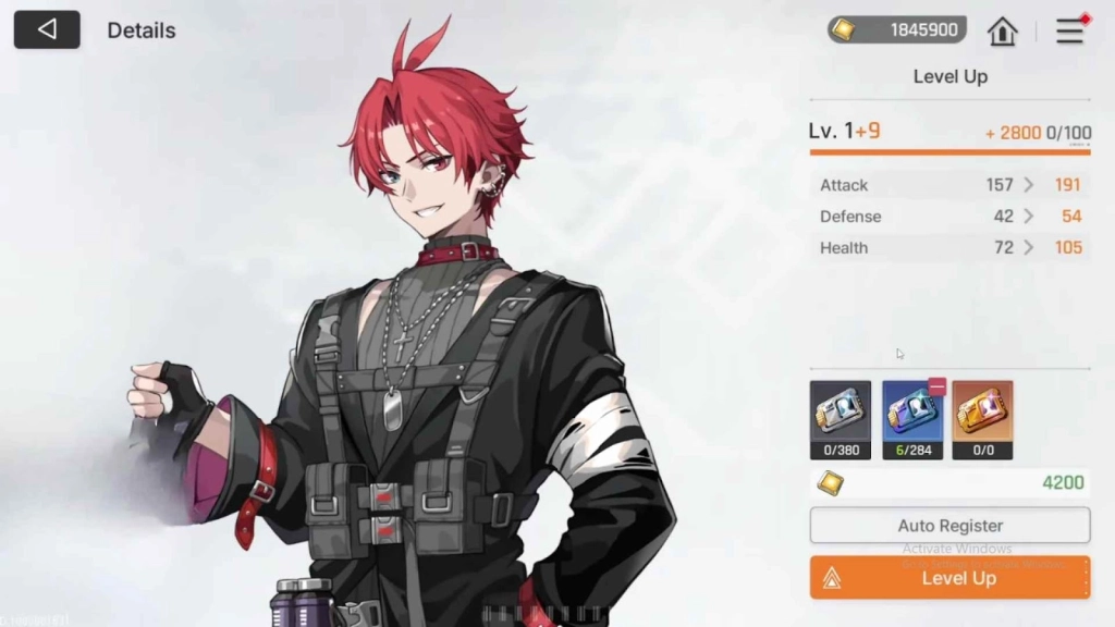 Leveling and Upgrades