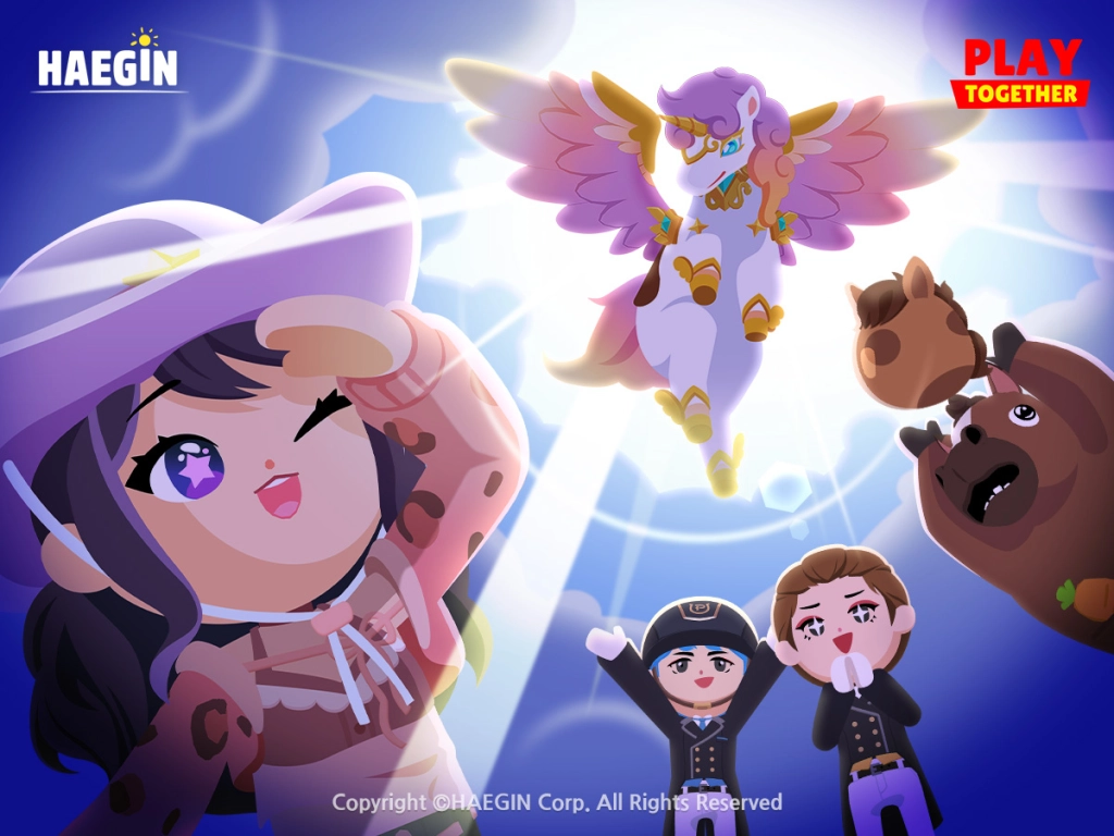 The Ponies Gallop on Kaia Island in "Play Together"!