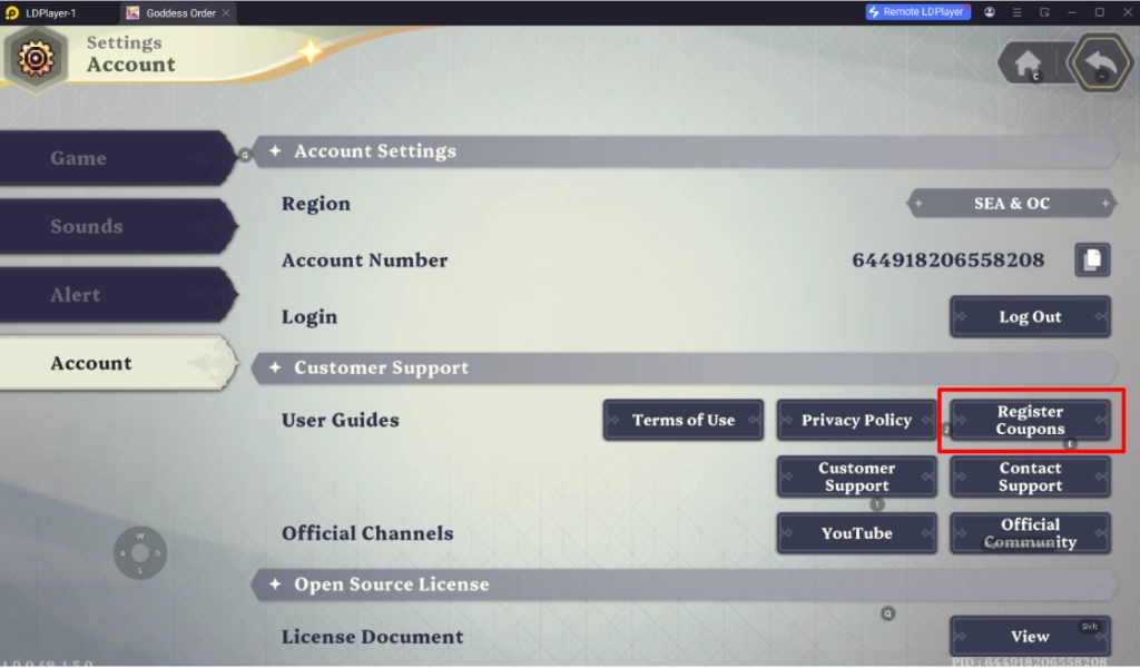 Goddess Order (Global)  แจกโค้ด Giftcode อัปเดตเรื่อยๆ ไอเทมเพียบ!! พร้อมวิธีกรอก