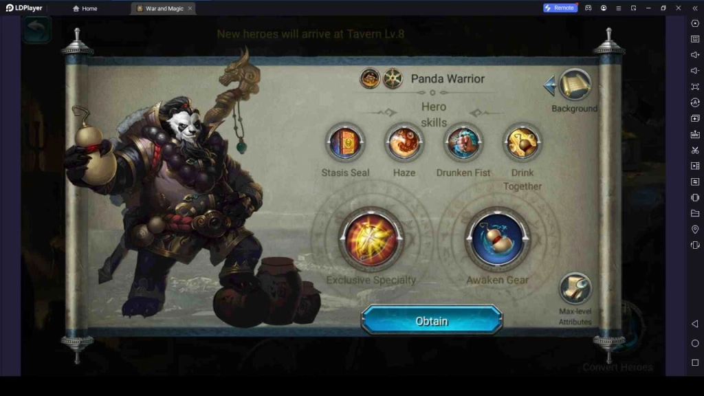 Panda Warrior&nbsp;