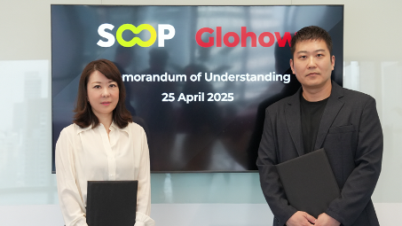全球發行商 Glohow 與全球直播平台 SOOP 簽署合作備忘錄