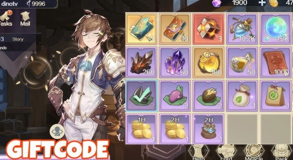 Giftcodes de Fantasy of Light