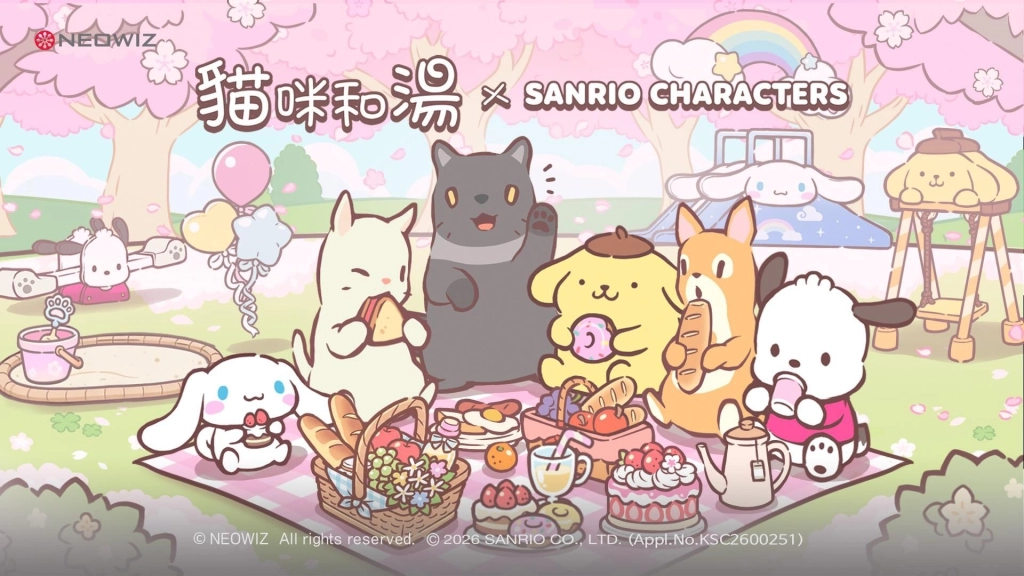 NEOWIZ 推出貓咪和湯 × 三麗鷗明星聯動合作活動
