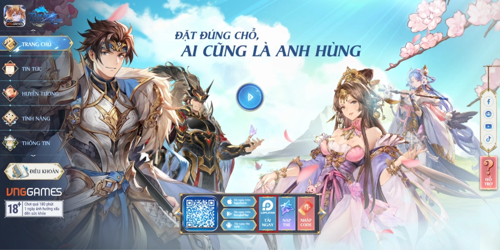 LDPlayer: Giả Lập Chính Thức Chơi Tam Quốc Huyễn Tướng VNG trên PC