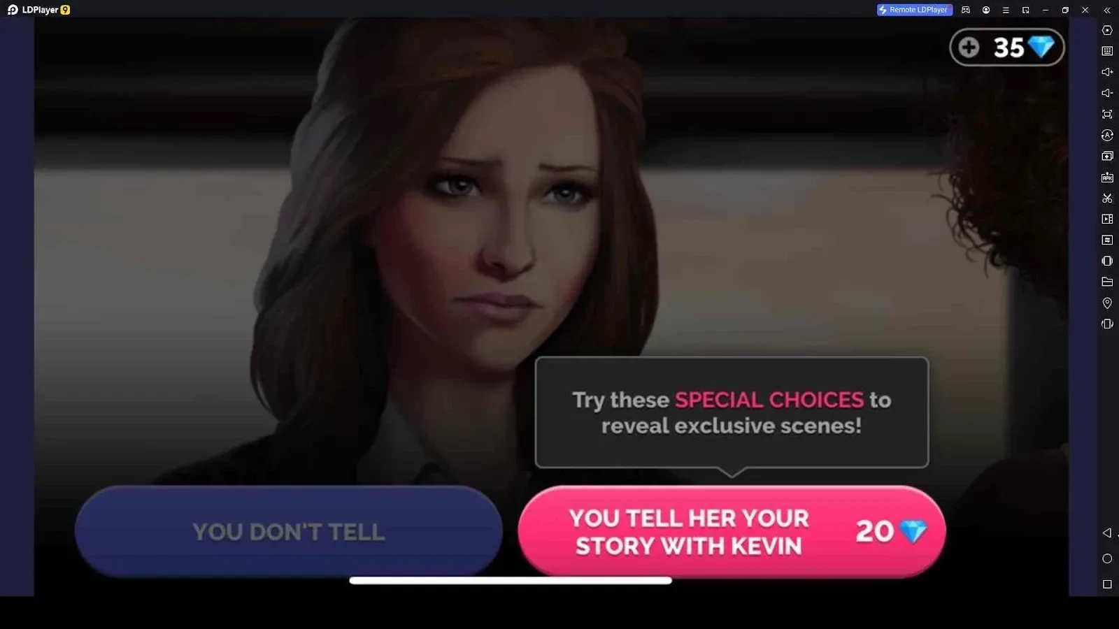 Try Special Choices in Linda Brown: Interactive Story