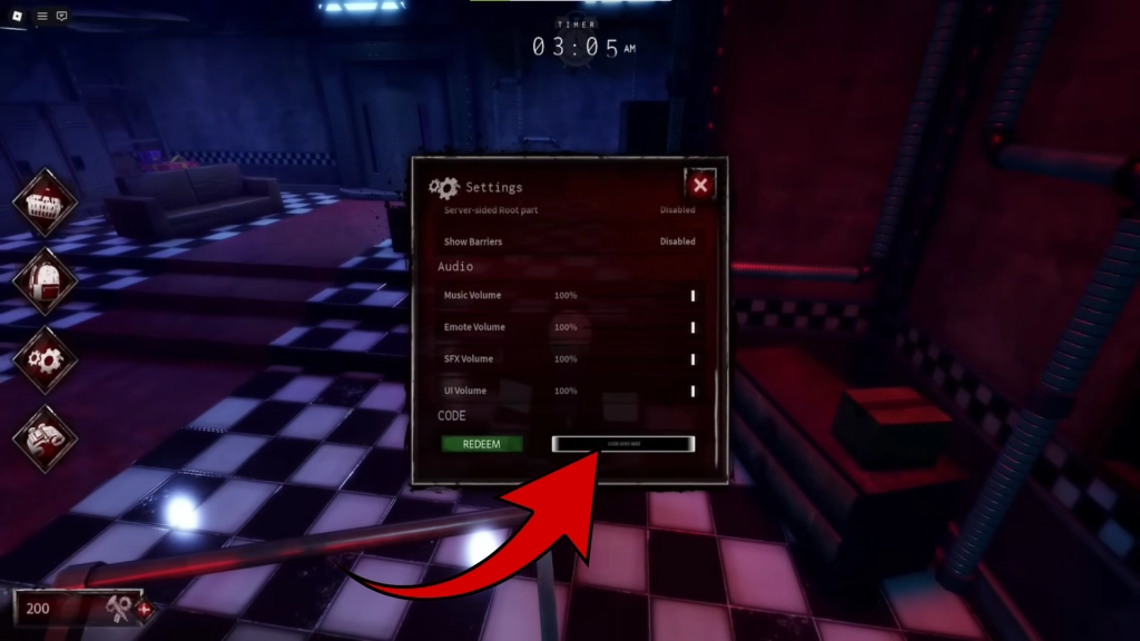 ​Redeeming Process for the Codes in Bite by Night